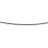 Collier chaine tube rhodié réglable 40+3cm