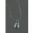Collier chaussons bleus Le Bal des débutantes