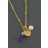 Collier eau douce violet