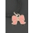 Collier enfant gris et noeud