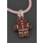 Collier enfant rose et biscuit