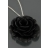 Collier fleur noir