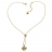 Collier GUESS Noué Doré avec Coeur Bombé