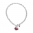 COLLIER GUESS PM AVEC COEUR STRASS ROUGES