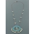 Collier MADRAS turquoise mm