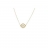 Collier or AUGIS motif trèfle