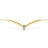 Collier or diamant mouette