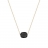 Collier or et onyx