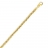 Collier or mailles palmier 3mm