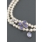 Collier perles marguerite