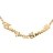 Collier plaqué or 1+1 découpe anglaise 2 prénoms