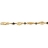 Collier plaqué or fantaisie maille découpée et pierres noires 37