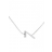 Collier Shiny Number 7 or blanc diamants