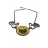 collier smiley world deux mains