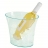 Comatec Grand seau à glace SEAU TULIP Cristal à l'unité