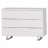 Commode Perfect White 3 tiroirs pieds métal