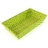 Corbeille bambou rectangle couleur vert anis - dimensions : 32 x 20 x 7 cm