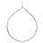 Cordon soie lisse couleur mauve argent