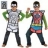 Costume de Super Héros en coton à colorier