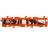 Country Living Cadre Puzzle en bois - 5 Photos 10 x 15 cm - Orange