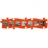 Country Living Cadre Puzzle en bois - 7 Photos 10 x 10 cm - Orange