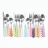 Couverts Polka dots multicolores