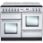 Cuisinière FALCON TOLEDO 110 Vitrocéramique Argent - TOLS110ECSI/-EU