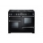 Cuisinière piano grande largeur FALCON KITCHNER 110 NOIR MAT CHROME