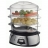 Cuit vapeur noir et inox 1.5 litres 2428