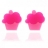 Cupcake Shaped Stud Hot Pink