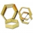DeBuyer Cercle Hexagone, T : 200 h 45mm