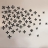 Décoration murale fleurs noires