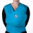 Echarpe Tricot-slen Turquoise Bio Turquoise