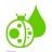 EcoSticker 'Coccinelle - Goutte'