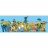 Educa Puzzle 1000 pièces panoramique - Les amis des Simpsons