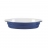 Emile Henry Plat ovale à oreilles 33 cm - Azur