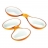 Ensemble Hors d'oeuvre GUZZINI Bi colore orange/blanc - 23650045