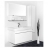 Ensemble salle de bain TESSA chêne massif blanc Couleur Blanc Matière Bois massif