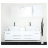 Ensemble salle de bains YANA chêne massif blanc Couleur Blanc Matière Bois massif