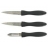 Lot de couteaux métal ESSENTIEL B plastique 2 office + 1 eplucheur