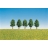 Faller Modélisme accessoires de décor H0 - Végétation - Arbres : 5 arbres avec feuilles