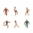 Faller Modélisme HO - Figurines : Set joggeurs