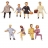 Faller Modélisme HO - Figurines : Set voyageurs assis I