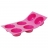 Fauchon Fauchon - moule en silicone - 6 Muffins, rose