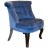 Fauteuil crapaud bleu