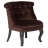 Fauteuil crapaud choco