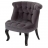 Fauteuil crapaud gris