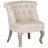 Fauteuil crapaud ivoire
