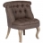 Fauteuil crapaud marron
