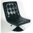 Fauteuil cuir design inclinable RELAX Couleur Noir Matière Cuir